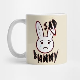 Sad Face Bunny Mug